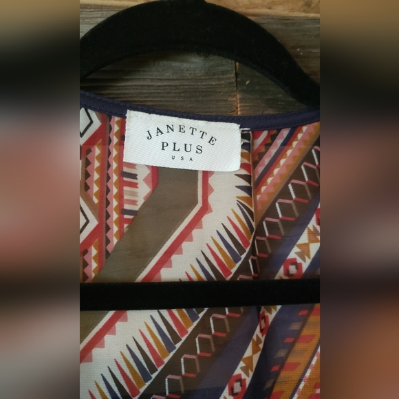 Plus sz tunic sheer - Picture 3 of 3